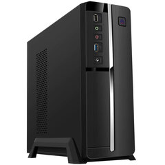 Корпус типа Tower (мини) Micro ATX с блоком питания TooQ TQC-3005U3 Slim USB 3.0 цена и информация | Корпуса | kaup24.ee