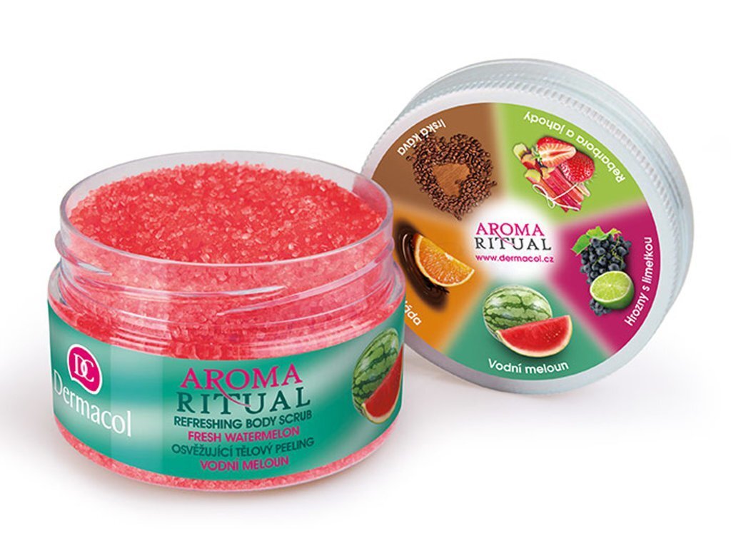 Kehakoorija Dermacol Aroma Ritual Refreshing FreshWatermelon 200 g hind ja info | Kehakoorijad | kaup24.ee