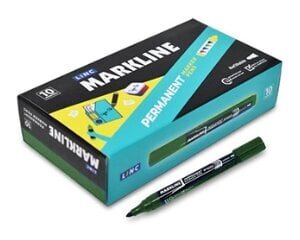 Püsimarker, kooniline, 1-5 mm, roheline, Linc Markline цена и информация | Kirjutusvahendid | kaup24.ee