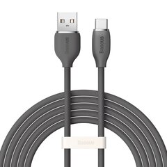 Baseus cable, USB cable - USB Type C 100W length 2 m Jelly Liquid Silica Gel - black hind ja info | Mobiiltelefonide kaablid | kaup24.ee
