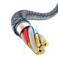 Baseus iPhone USB cable - Lightning 2m, 2.4A gray (CALD000516) цена и информация | Mobiiltelefonide kaablid | kaup24.ee