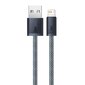 Baseus iPhone USB cable - Lightning 2m, 2.4A gray (CALD000516) hind ja info | Mobiiltelefonide kaablid | kaup24.ee
