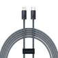 Baseus cable for iPhone USB Type C - Lightning 2m, Power Delivery 20W gray (CALD000116) цена и информация | Mobiiltelefonide kaablid | kaup24.ee