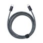 Baseus cable for iPhone USB Type C - Lightning 2m, Power Delivery 20W gray (CALD000116) цена и информация | Mobiiltelefonide kaablid | kaup24.ee