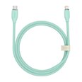 Baseus cable, USB Type C - Lightning 20W cable, 1.2 m long Jelly Liquid Silica Gel - green