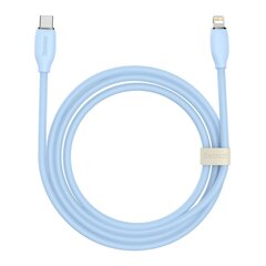 Baseus cable, USB Type C - Lightning 20W cable, length 2 m Jelly Liquid Silica Gel - blue цена и информация | Кабели для телефонов | kaup24.ee