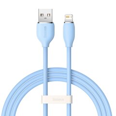 Baseus cable, USB cable - Lightning 2.4A length 1.2 m Jelly Liquid Silica Gel - blue цена и информация | Кабели для телефонов | kaup24.ee