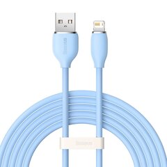 Baseus cable, USB cable - Lightning 2.4A, length 2 m Jelly Liquid Silica Gel - blue цена и информация | Кабели для телефонов | kaup24.ee