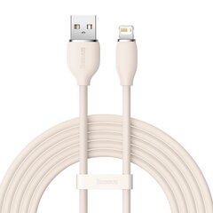 Baseus cable, USB cable - Lightning 2.4A, length 2 m Jelly Liquid Silica Gel - pink цена и информация | Кабели для телефонов | kaup24.ee