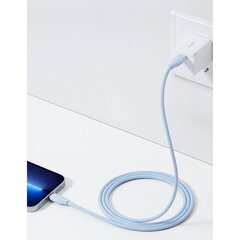 Baseus cable, USB Type C - Lightning 20W cable, 1.2 m long Jelly Liquid Silica Gel - blue цена и информация | Кабели для телефонов | kaup24.ee