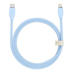Baseus cable, USB Type C - Lightning 20W cable, 1.2 m long Jelly Liquid Silica Gel - blue hind ja info | Mobiiltelefonide kaablid | kaup24.ee