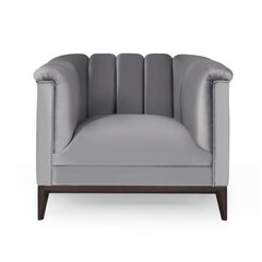Кресло Kalune Design Pera, серое цена и информация | Кресла в гостиную | kaup24.ee