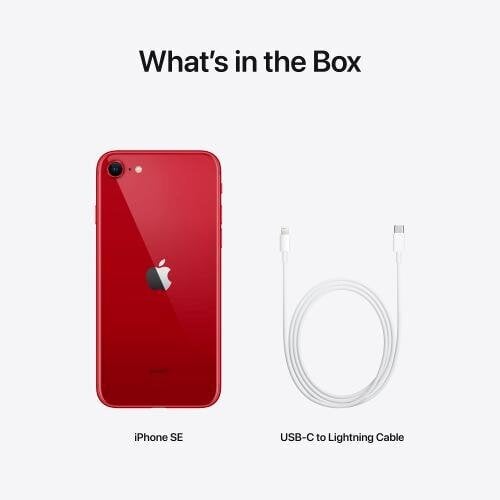 Apple iPhone SE 64GB (PRODUCT)RED 3rd Gen MMXH3ET/A hind ja info | Telefonid | kaup24.ee