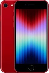 Apple iPhone SE 64GB (PRODUCT)RED 3rd Gen MMXH3ET/A hind ja info | Apple Mobiiltelefonid ja aksessuaarid | kaup24.ee