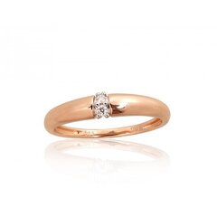 Золотое кольцо с бриллиантами "Токио XLIII" из красного золота 585 пробы 4752263004672 цена и информация | Кольцо | kaup24.ee