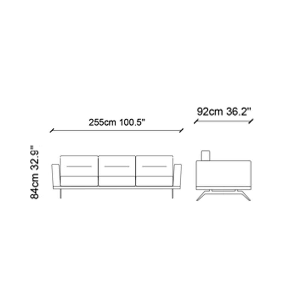 Neljakohaline diivan Kalune Design Slate, hall hind ja info | Diivanid ja diivanvoodid | kaup24.ee