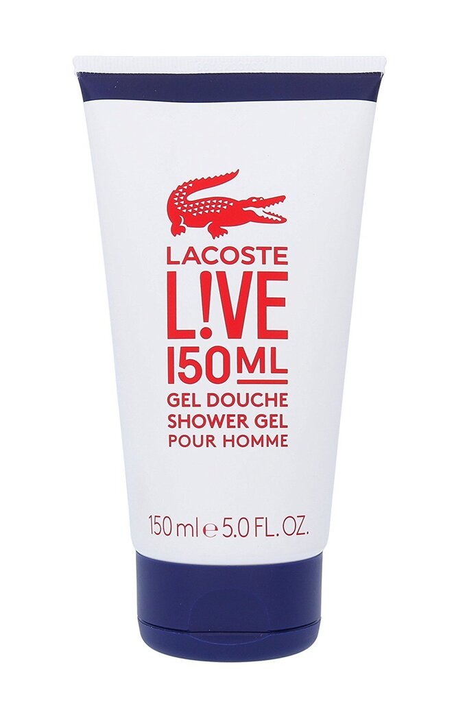 Dušigeel Lacoste Live meestele 150 ml цена и информация | Lõhnastatud kosmeetika meestele | kaup24.ee