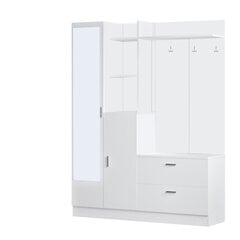 Набор мебели для прихожей Kalune Design DD5, белый цена и информация | Комплекты в прихожую | kaup24.ee