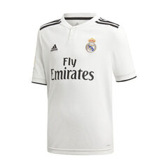 Футболка детская Adidas Real Madrid Home Jr CG0552, белая цена и информация | Рубашки для мальчиков | kaup24.ee