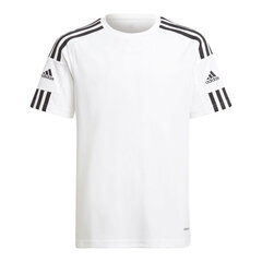 Футболка детская Adidas Squadra 21 Jr GN5740, белая цена и информация | Рубашки для мальчиков | kaup24.ee