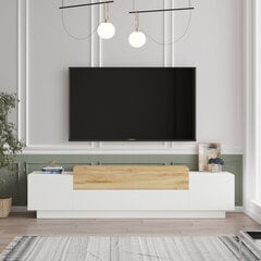 TV-laud Kalune Design FD1, pruun/valge hind ja info | TV alused | kaup24.ee