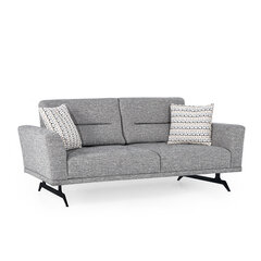 Трехместный диван Kalune Design Slate, серый цена и информация | Диваны | kaup24.ee