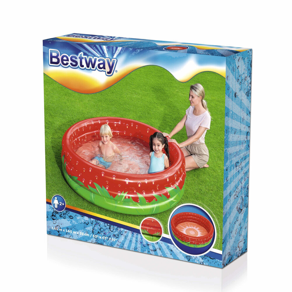 Täispuhutav lastebassein Bestway, 160x8 cm hind ja info | Basseinid | kaup24.ee