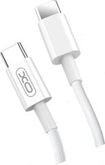 Кабель XO PD cable USB-C - USB-C 1,0 м, white NB124 цена и информация | Кабели для телефонов | kaup24.ee