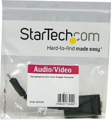 Adapter StarTech DP2VGA DisplayPort VGA цена и информация | Адаптеры и USB-hub | kaup24.ee
