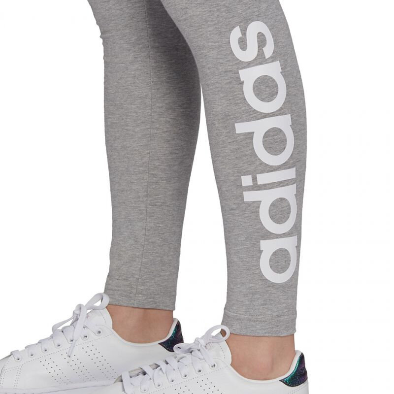 Naiste spordiretuusid Adidas Essentials High Waist Leggings W GL0638, hallid цена и информация | Naiste spordiriided | kaup24.ee