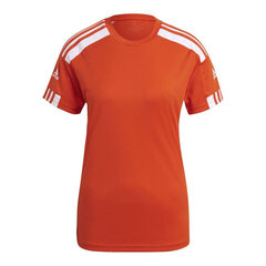 Naiste T-särk Adidas Squadra 21 W GN8087, oranž hind ja info | Naiste T-särgid | kaup24.ee