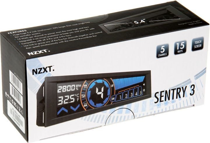 NZXT front panel, fan controller Sentry 3, touchscreen hind ja info | Lisatarvikud korpustele | kaup24.ee