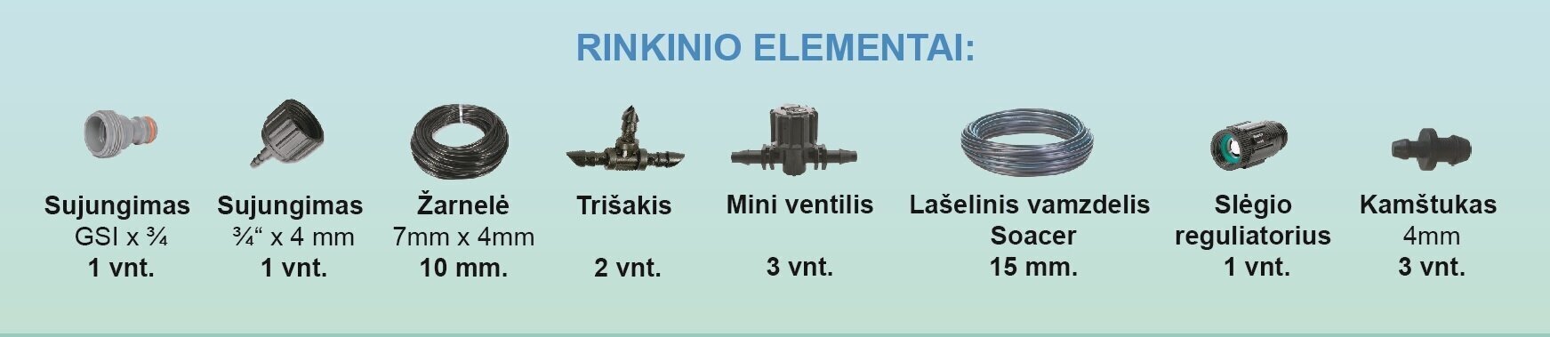 Komplekt „Kõrgendatud peenrad“ цена и информация | Kastekannud, voolikud, niisutus | kaup24.ee