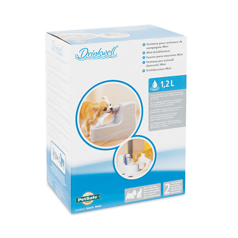 Jootja PetSafe Drinkwell Mini, 1,2 L hind ja info | Toidukausid loomadele | kaup24.ee