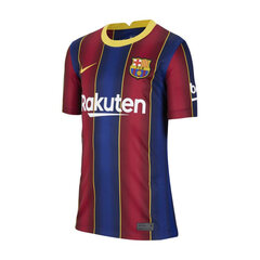 Футболка детская Nike FC Barcelona 2020/21 Stadium Home Jr CD4500456, синяя цена и информация | Рубашки для мальчиков | kaup24.ee