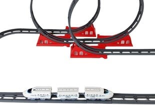 Rööbaste ja aasadega rong, 126 cm цена и информация | Игрушки для мальчиков | kaup24.ee