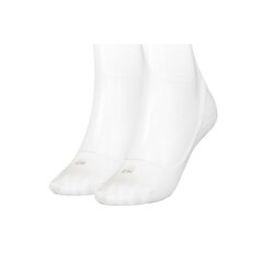 Носки женские Calvin Klein Footie 70121876700, белые, 2 пары цена и информация | Женские носки | kaup24.ee