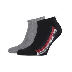 Мужские носки Tommy Hilfiger Sneaker 2P Global, серые цена и информация | Мужские носки | kaup24.ee
