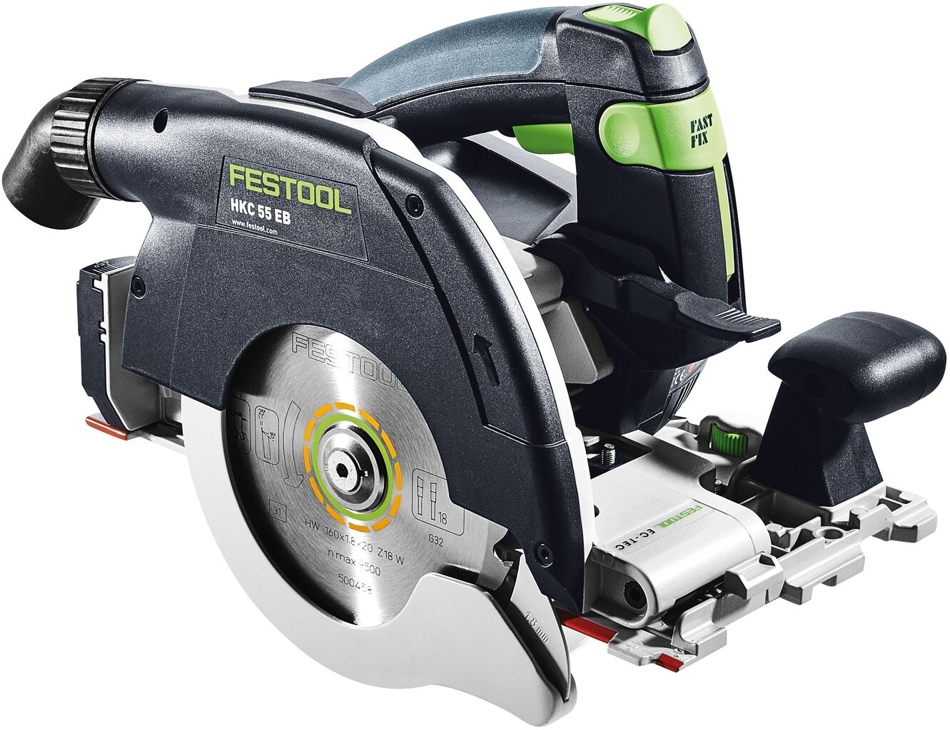 Festool Akuga käsiketassaag HKC 55 EB-Basic 576163 цена и информация | Elektrilised saed, mootorsaed ja tarvikud | kaup24.ee