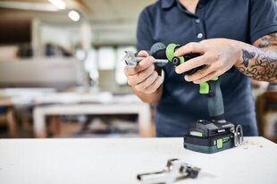 Аккумуляторная ударная дрель-шуруповёрт Festool, TPC 18/4 I-Basic QUADRIVE, 575604 цена и информация | Шуруповерты, дрели | kaup24.ee