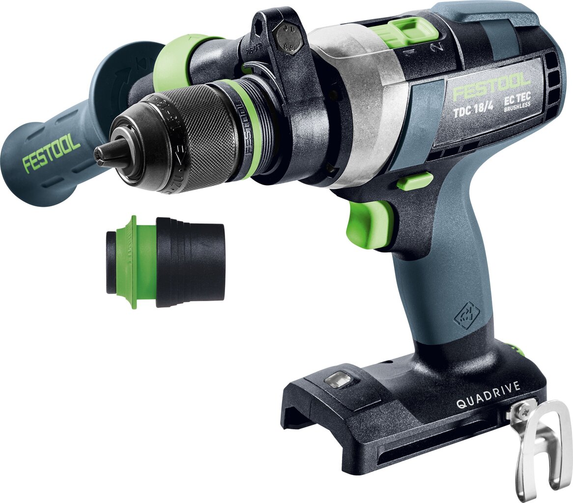 Festool Akutrell-kruvikeeraja QUADRIVE TDC 18/4 I-Basic 575601 цена и информация | Akutrellid, kruvikeerajad | kaup24.ee