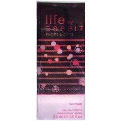 Tualettvesi Esprit Life Night Lights EDT naistele 30 ml цена и информация | Женские духи | kaup24.ee