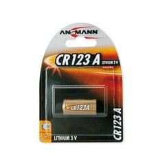 Литиевая батарея Ansmann CR123A цена и информация | Аккумуляторы, батарейки | kaup24.ee