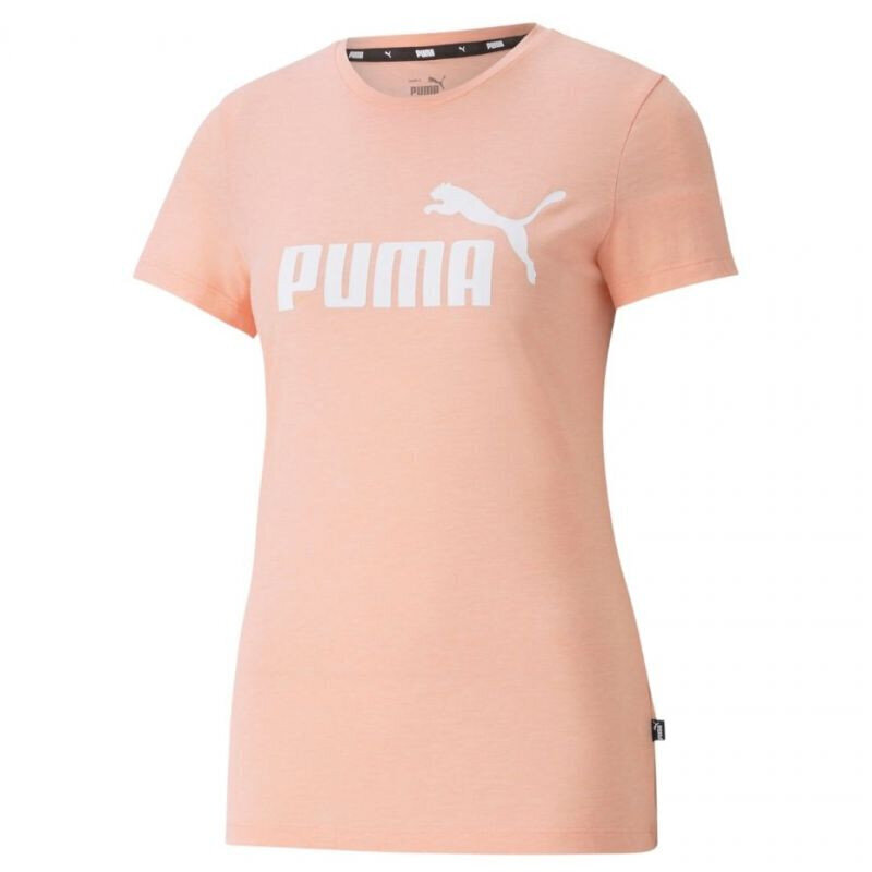 Naiste T-särk Puma ESS Logo Heather W 586876 26, oranž цена и информация | Naiste T-särgid, topid | kaup24.ee