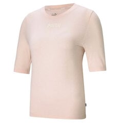 Naiste T-särk Puma Modern Basics Tee Cloud W 585929 27, roosa цена и информация | Женские футболки | kaup24.ee