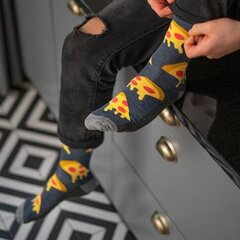 Soxo meeste sokid pitsa, halli värvi 40-45 цена и информация | Мужские носки | kaup24.ee