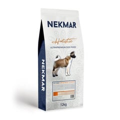 Nekmar Puppy & Junior 1-12 Months ultra premium kuivtoit koertele (holistiline), 12 kg цена и информация | Сухой корм для собак | kaup24.ee