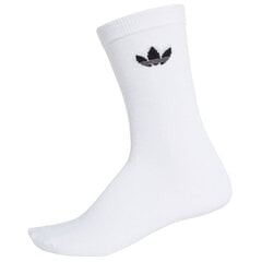 Naiste sokid Adidas Thin Trefoil Crew W DV1728, valge hind ja info | Naiste sokid | kaup24.ee