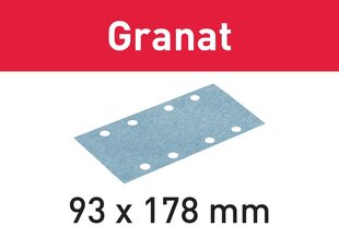 Festool Lihvimise lehed Granat STF 93X178 P120 GR/100 498936 цена и информация | Механические инструменты | kaup24.ee