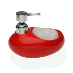 Диспенсер для жидкого мыла, красный, 16,5 x 16 x 10,5 см цена и информация | Аксессуары для ванной комнаты | kaup24.ee